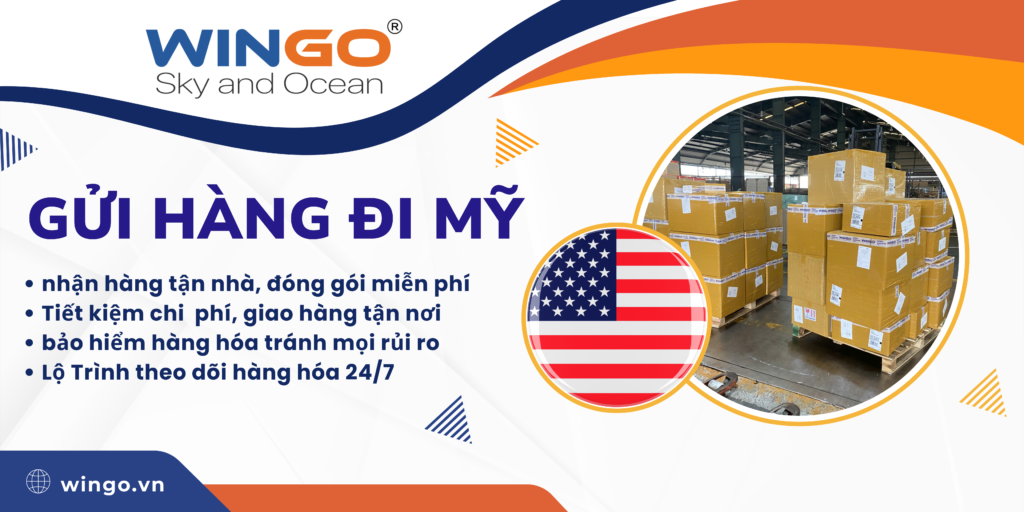 Ưu điểm gửi hàng đi Mỹ tại Wingo Logistics.