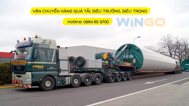 Vận chuyển hàng diêu trường, siêu trọng đi Campuchia giá rẻ tại WinGo Logistics