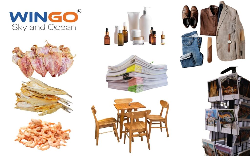 Những mặt hàng gửi đi Florida