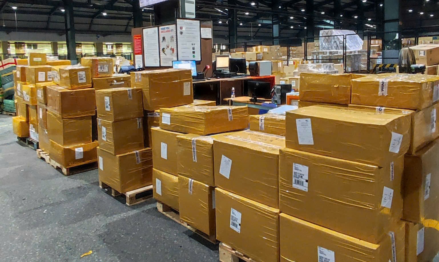 Real photo of the clearance process